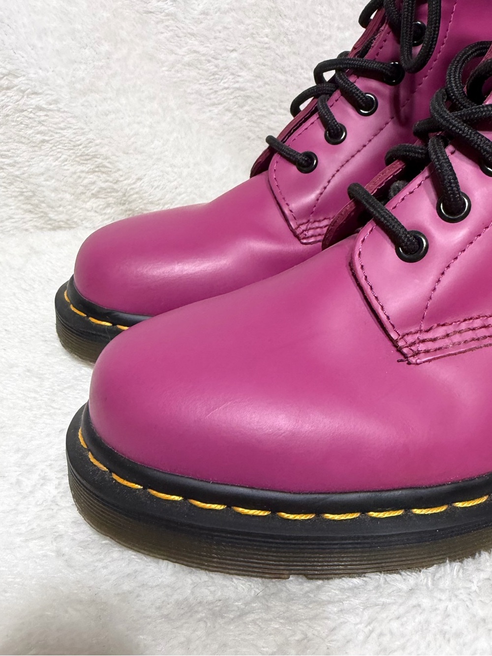 Dr. Martens 1460 Leather Lace Up Boots fuchsia pink
NWOT - Picture 3 of 14